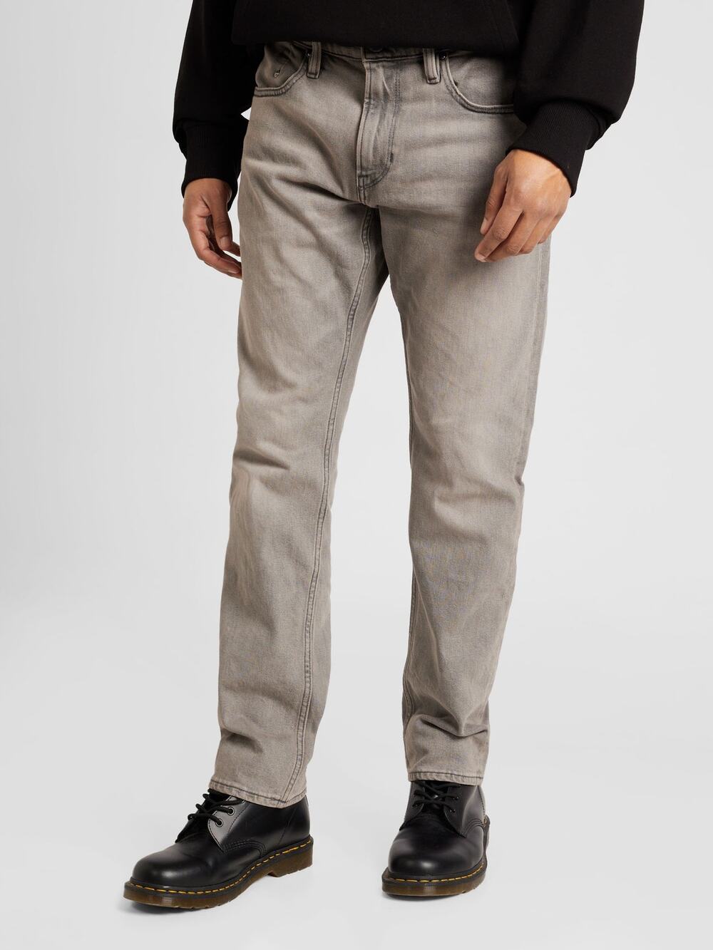G-STAR Mosa Mid-Waist Straight Jeans Faded Moonstone Gray 33x32
